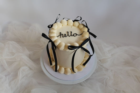 Classic Shell Border Cake (Round)