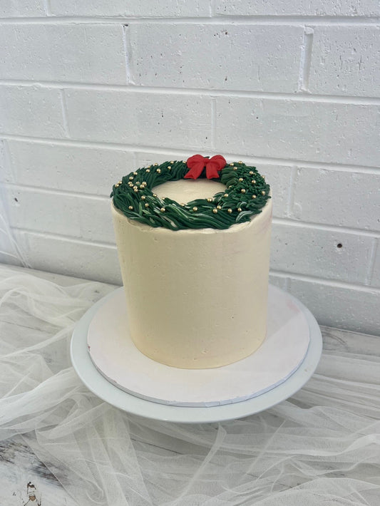 The Christmas Wreath Cake